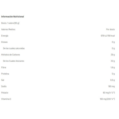 Performance Rock's Energy Gel Xxl Sin Cafeína 1 Gel X 65 Gr Mango