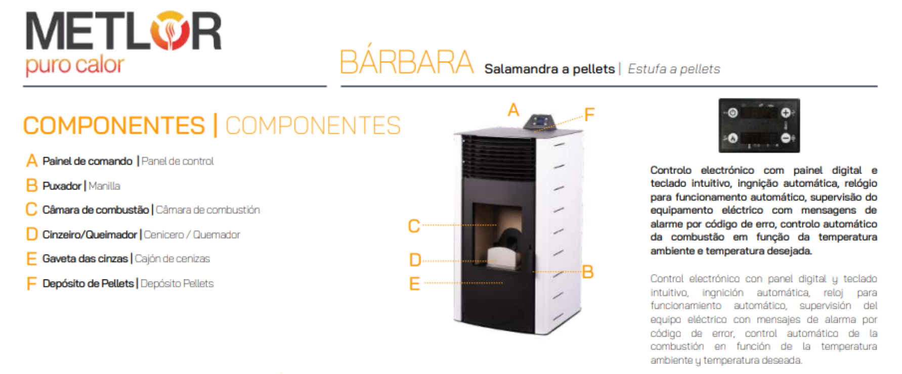 Estufa De Pellets Metlor Modelo Bárbara_4