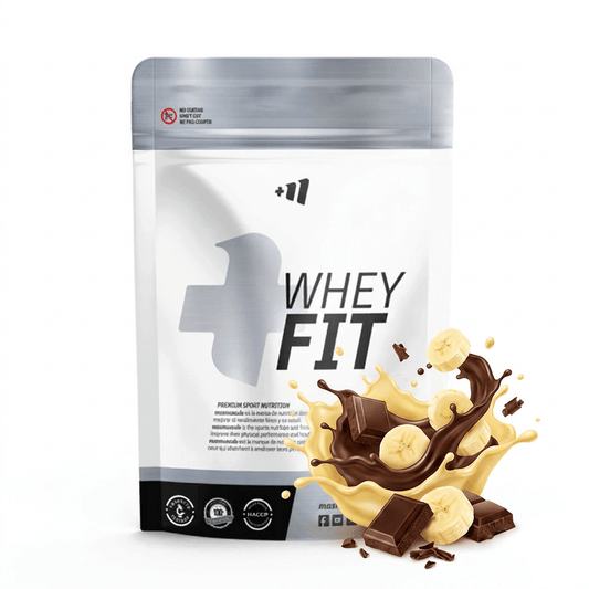 Whey Fit - 1kg - Chocolate Platano - Aumenta La Masa Muscular - Masmusculo_0