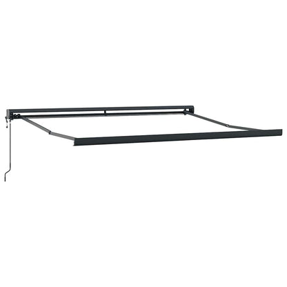 Toldo Retráctil Aluminio Y Tela Naranja Y Marrón 3x2,5 M_4