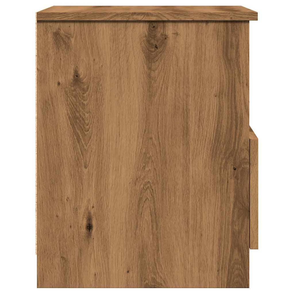 Mesitas Noche 2 Uds Madera Ingeniería Roble Artisan 40x40x50 Cm_4