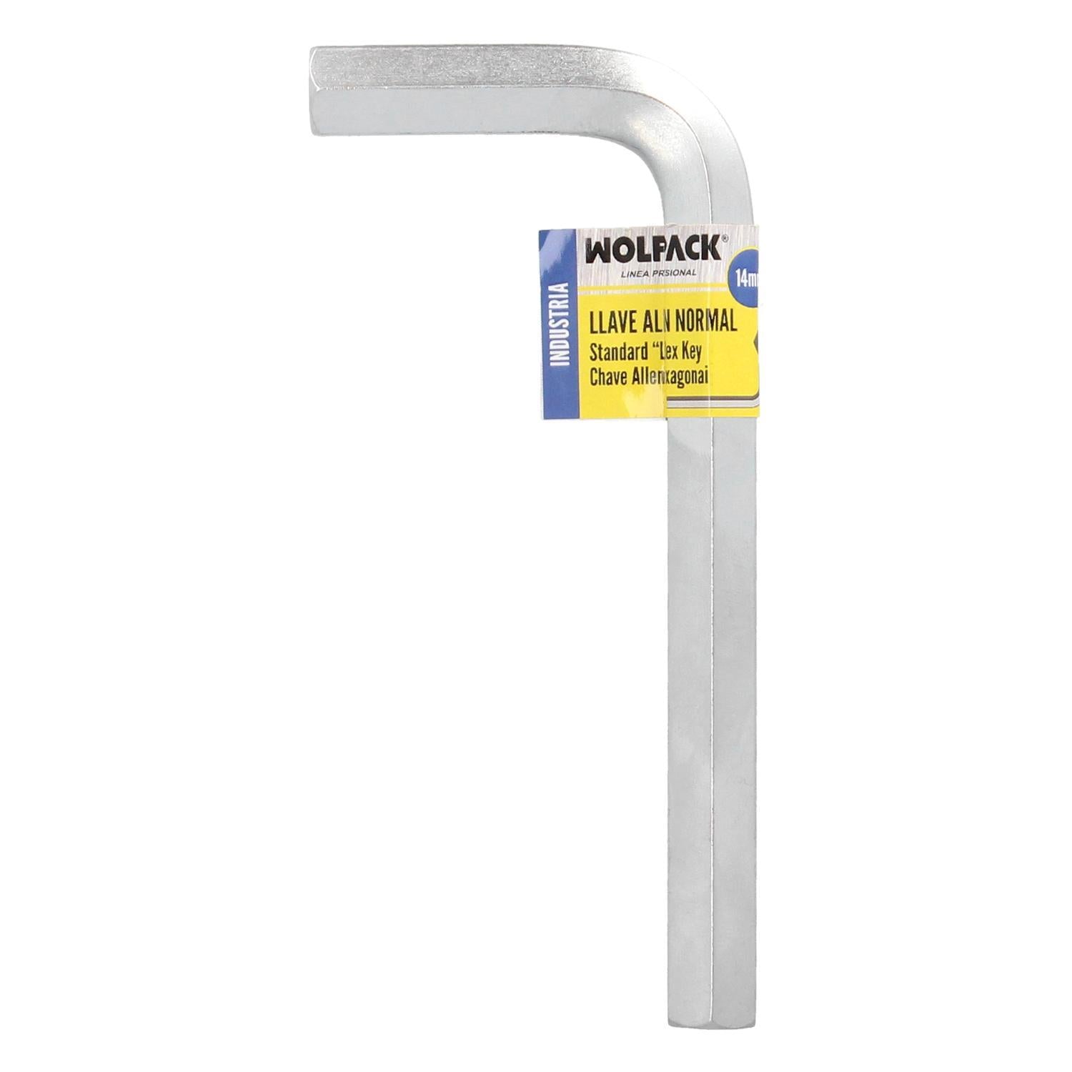 Llave Allen Standar Acero Cromo Vanadio Profesional 14 Mm. Llave Hexagonal, Llave Allen Taller Mecanica, Llave Allen Bricolaje