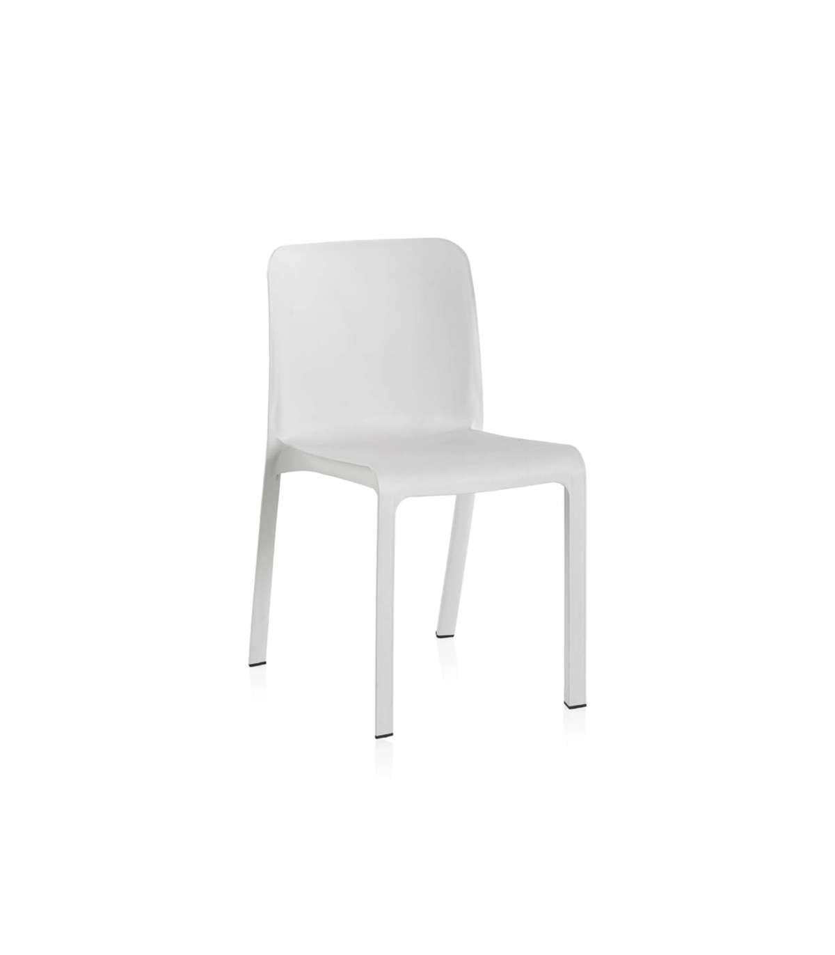 Silla Para Terraza O Jardín Modelo Denver Acabado Blanco._5