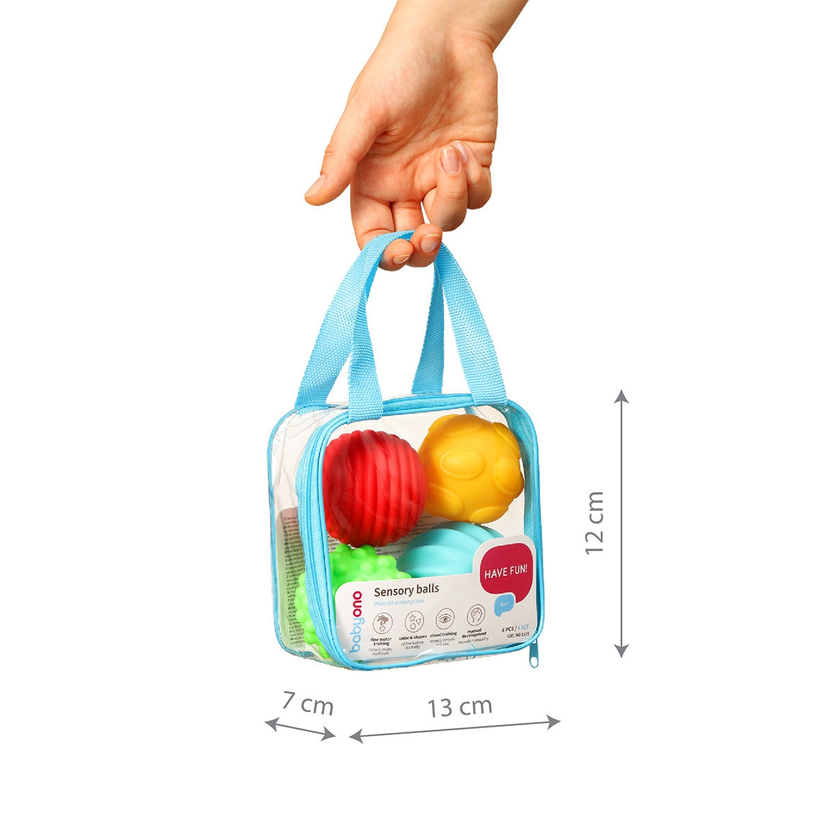Babyono Pelotas Sensoriales Formas Y Texturas Pack 4 Unidades  Default Title