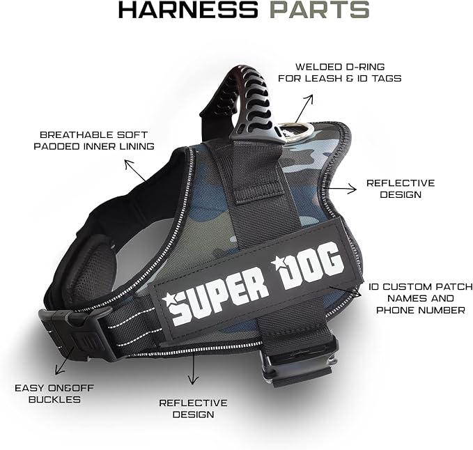 Edipets Arnés Para Perro Antitirones, Ajustable Y Personalizable_1