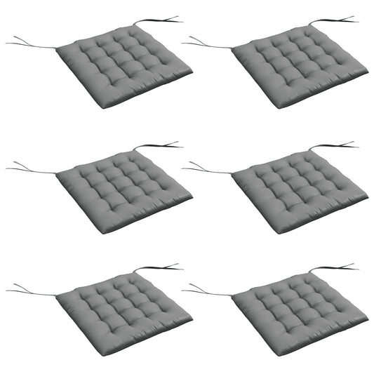Outsunny Juego De 6 Cojines Para Sillas De Comedor_0