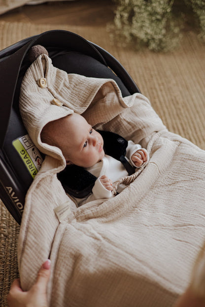 Saco Para Grupo 0 Unviersal Entretiempo Muselina Petrol