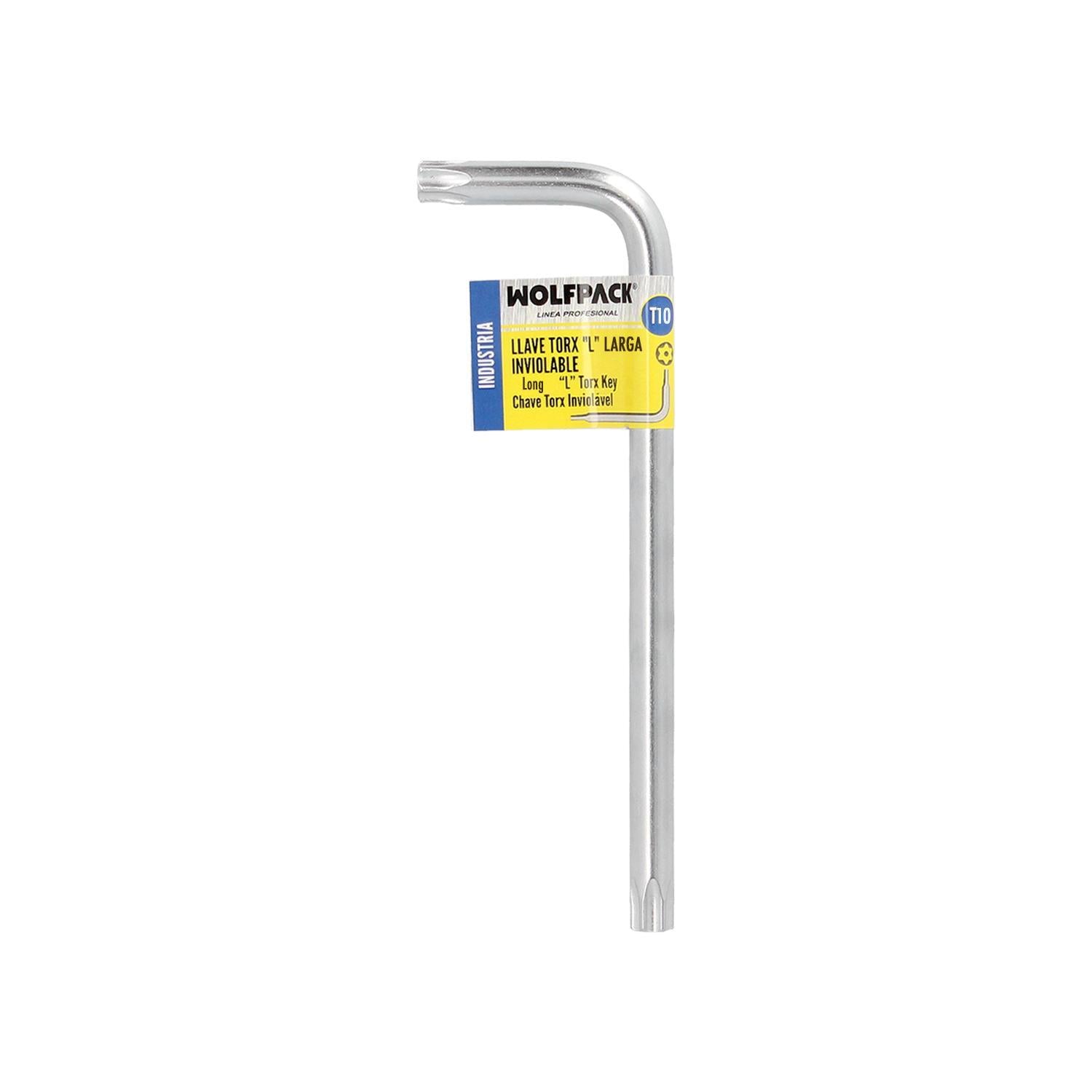 Llave Torx Inviolable Larga Acero Cromo Vanadio Profesional T10 Mm. Llave Estrella, Llave Allen Estrella_2