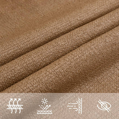 Toldo De Vela Gris Taupe Hdpe 160 G/m² 4x5x5 M_3