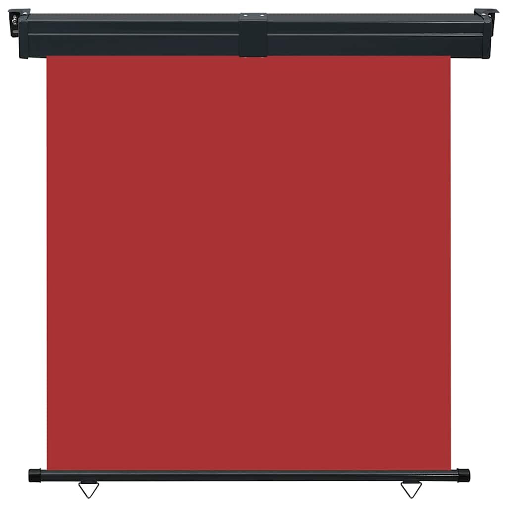 Vidaxl Toldo Lateral De Balcón Rojo 165x250 Cm_1