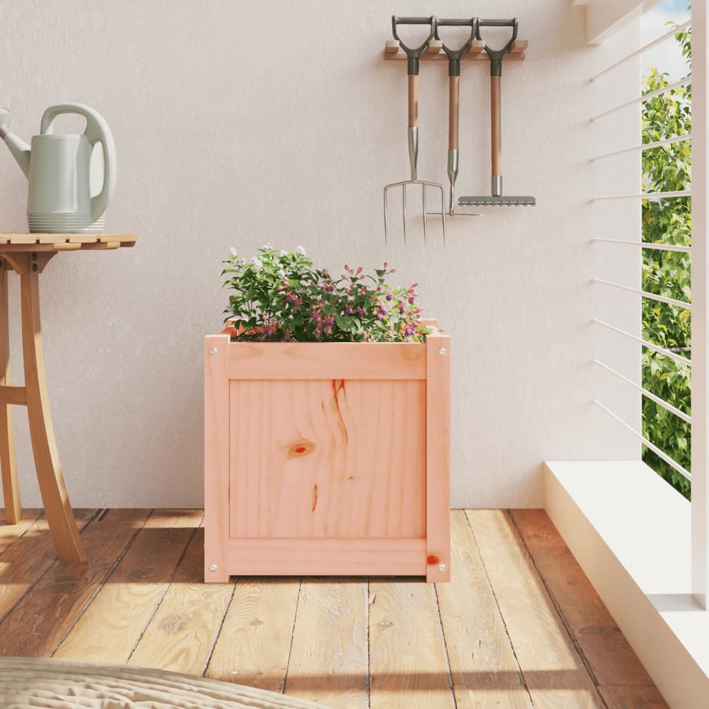 Jardinera Madera Maciza De Abeto Douglas 40x40x40 Cm_2
