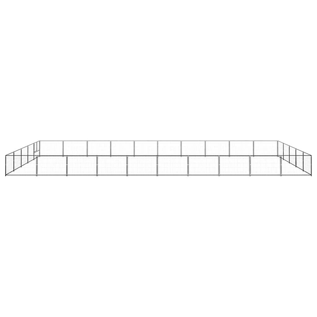 Perrera Acero 50 M² Negra_3