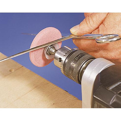 Wolfcraft 2140000 - 1 muela para afilar, cuchillos y tijeras portátil 6 mm Ø 60 mm