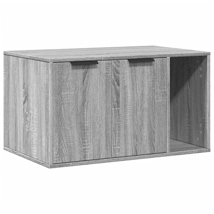 Vidaxl Mueble Arenero Para Gatos Madera Gris Sonoma 80x50x45 Cm_0