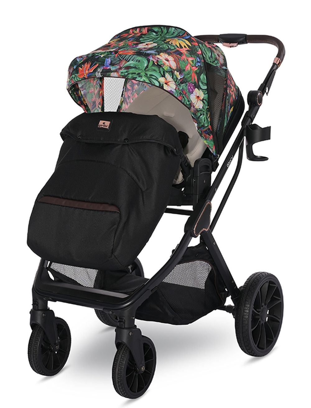 Carrito De Bebé Duo Glory Hasta 22 Kg Tropical Flowers_3