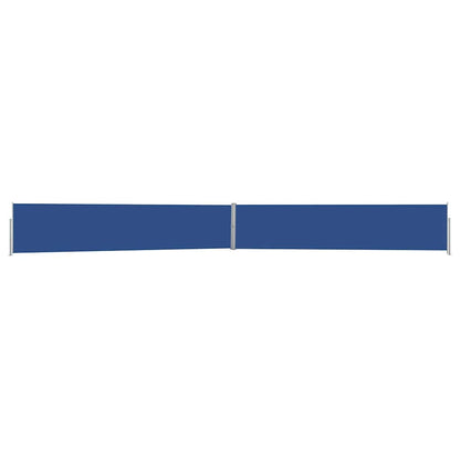 Vidaxl Toldo Lateral Retráctil Para Patio Azul 140x1200 Cm_0