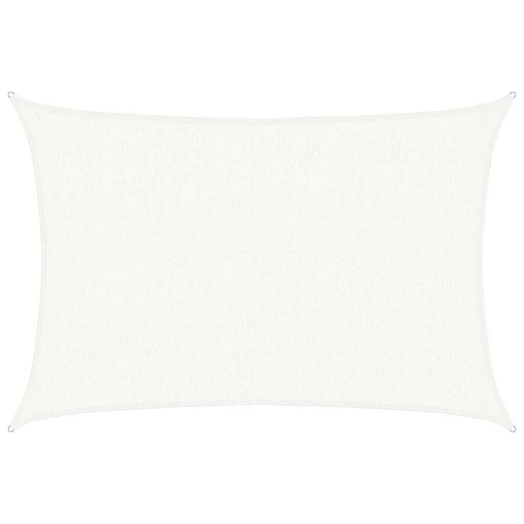 Vidaxl Toldo De Vela Hdpe Blanco 160 G/m² 2,5x4 M_0