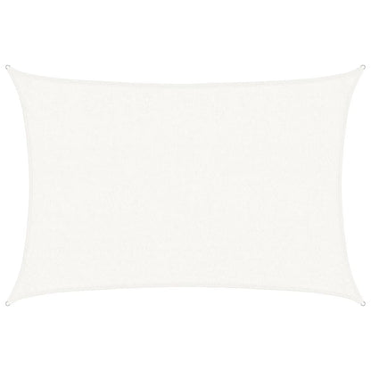 Vidaxl Toldo De Vela Hdpe Blanco 160 G/m² 2,5x4 M_0