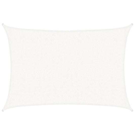 Vidaxl Toldo De Vela Hdpe Blanco 160 G/m² 2,5x4 M_0
