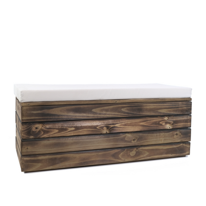 Baúl De Madera Takura Con Cojín Envejecida Japonés Vidahuerto 80x40x40 Cm._0