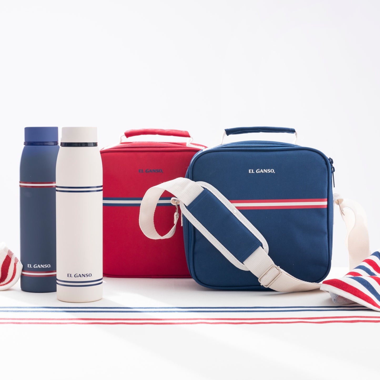 Botella De Agua 750ml En Acero Inoxidable Blanco El Ganso