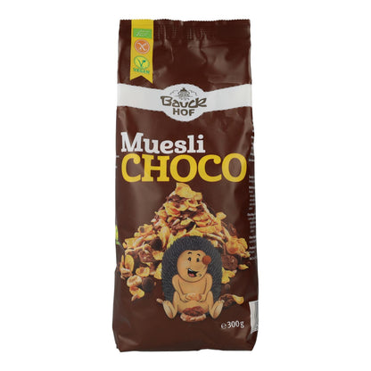 Muesli crujiente con Chocolate Negro Sin Gluten Bauckhof 300 g