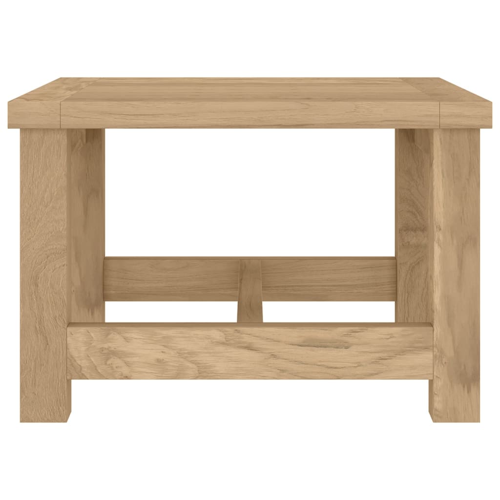 Mesa De Centro Madera Maciza De Teca 45x45x30 Cm_2