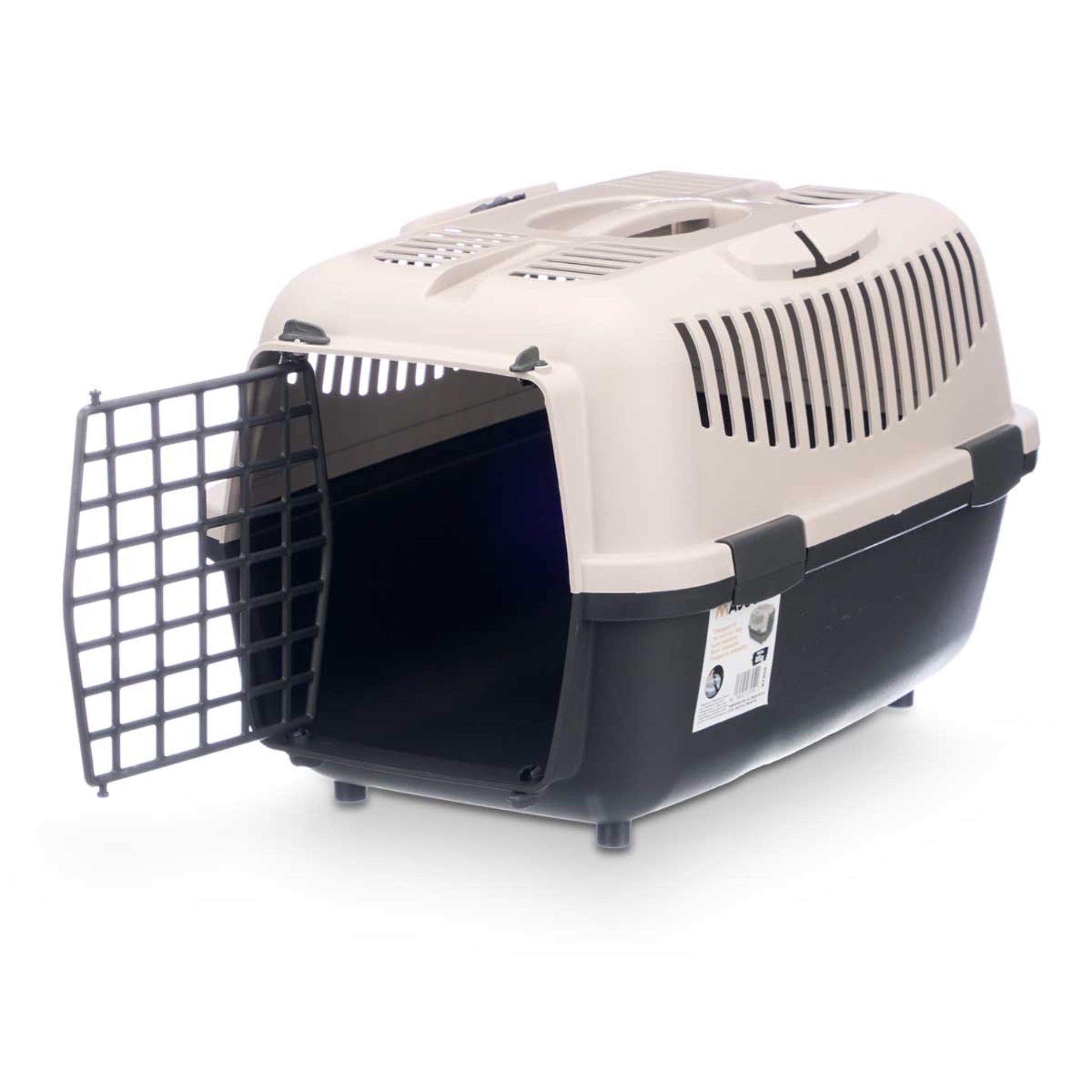 Well Home - Transportín De Mascotas Portátil Antracita, Ideal Para Perros Y Gatos 55x36x35cm