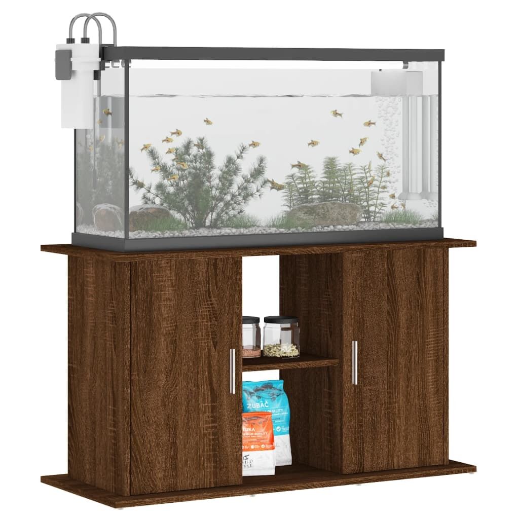 Vidaxl Soporte De Acuario Madera Ingeniería Marrón Roble 101x41x58 Cm_3