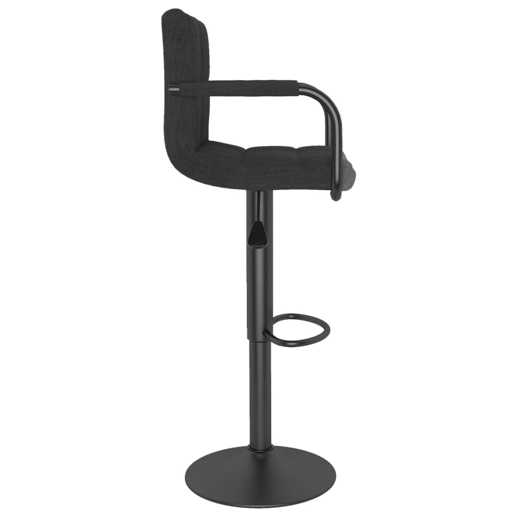 Taburete De Cocina De Tela Negro_2