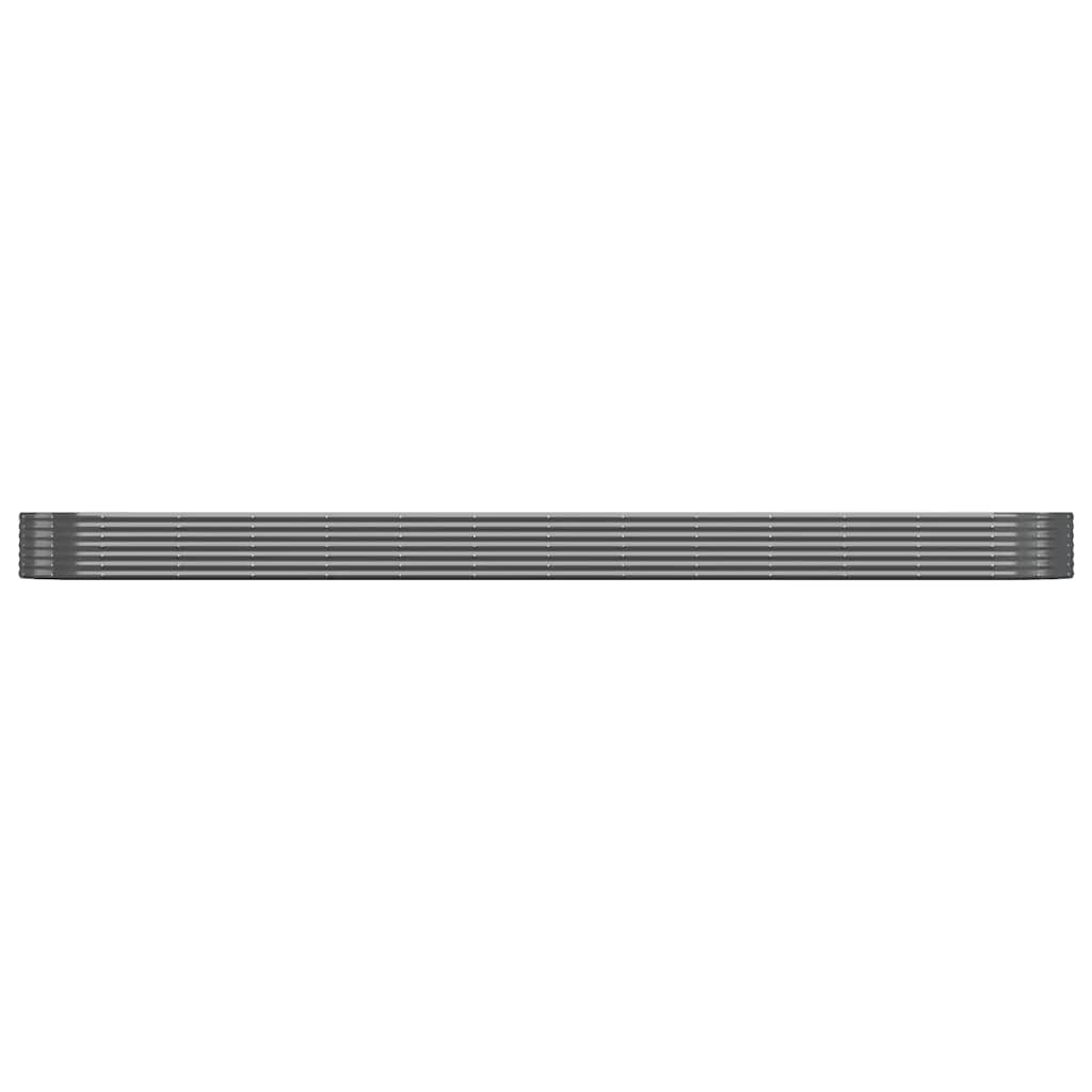 Jardinera Arriate Acero Galvanizado Antracita 544x100x36cm_2