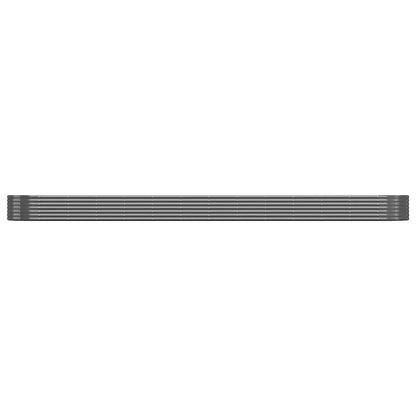 Jardinera Arriate Acero Galvanizado Antracita 544x100x36cm_2