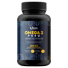 Omega 3 Puro (120 perlas) - 600 Mg Epa Y 800mg Dha | Aceite De Pescado Con Vitamina D | Sabor Limón