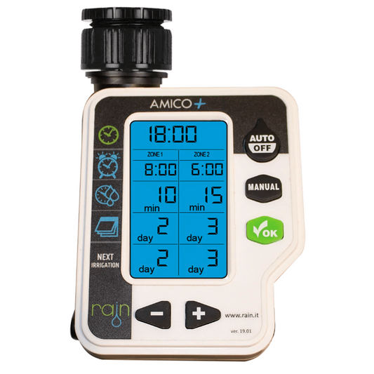 Programador De Grifo Rain Amico+. Disponible En 1 Y 2 Zonas - 1 Zona_0