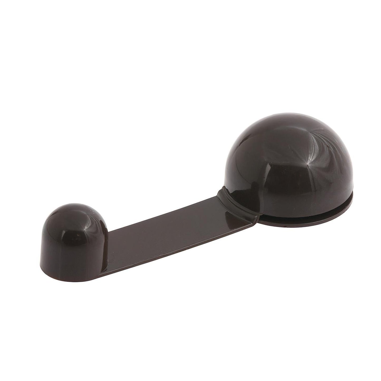 Tope Puerta Adhesivo Con Retenedor Marrón