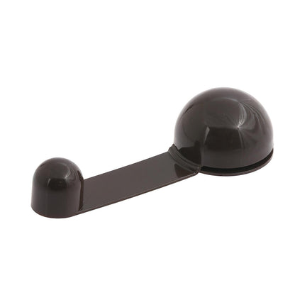 Tope Puerta Adhesivo Con Retenedor Marrón