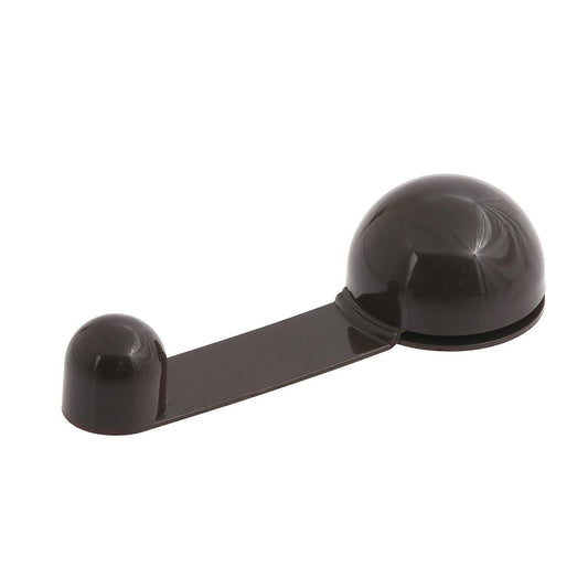 Tope Puerta Adhesivo Con Retenedor Marrón