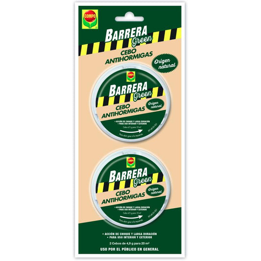 Compo Barrera Green Trampa Cebo Antihormigas 2 ud