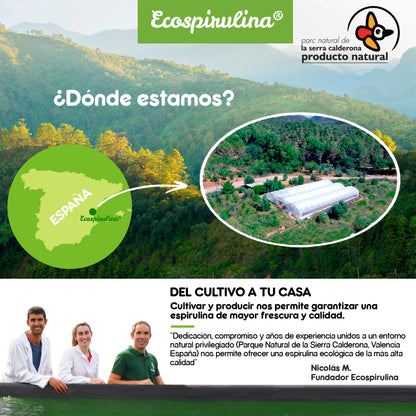 Spirusport Espirulina Ecológica Con Colágeno Marino Y Magnesio Ecospirulina 200 Comprimidos_4