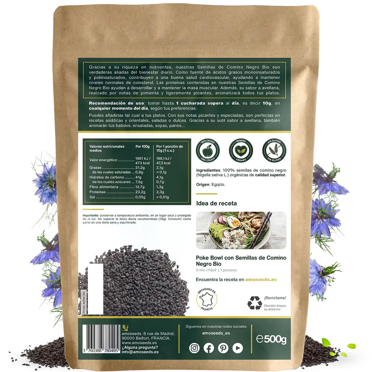 Semillas De Comino Negro Bio 500g_4