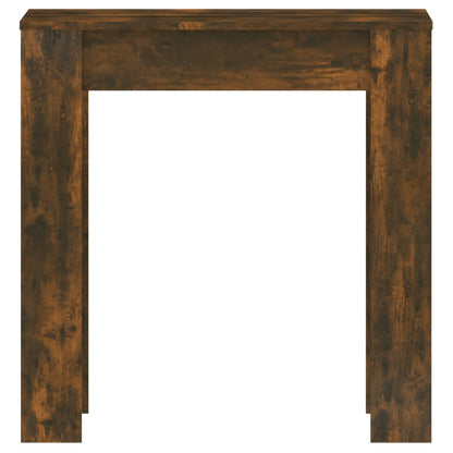 Mesa Comedor Madera Contrachapada Roble Ahumado 140x74,5x76 Cm_2