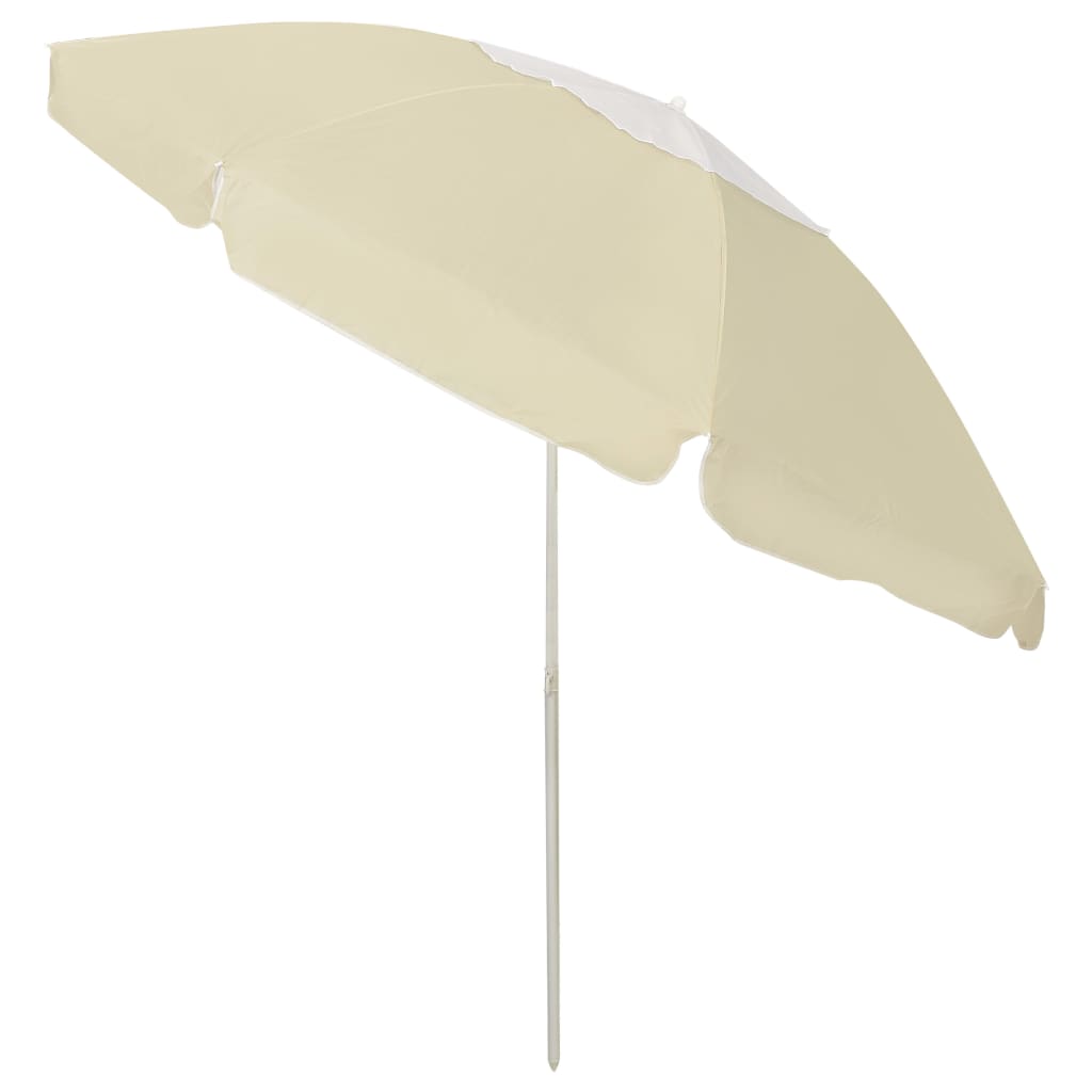Sombrilla De Playa Amarillo Arena 240 Cm_1
