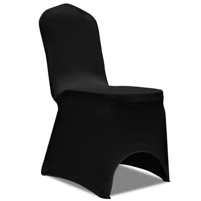 Vidaxl Funda De Silla Elástica 18 Unidades Negro_1