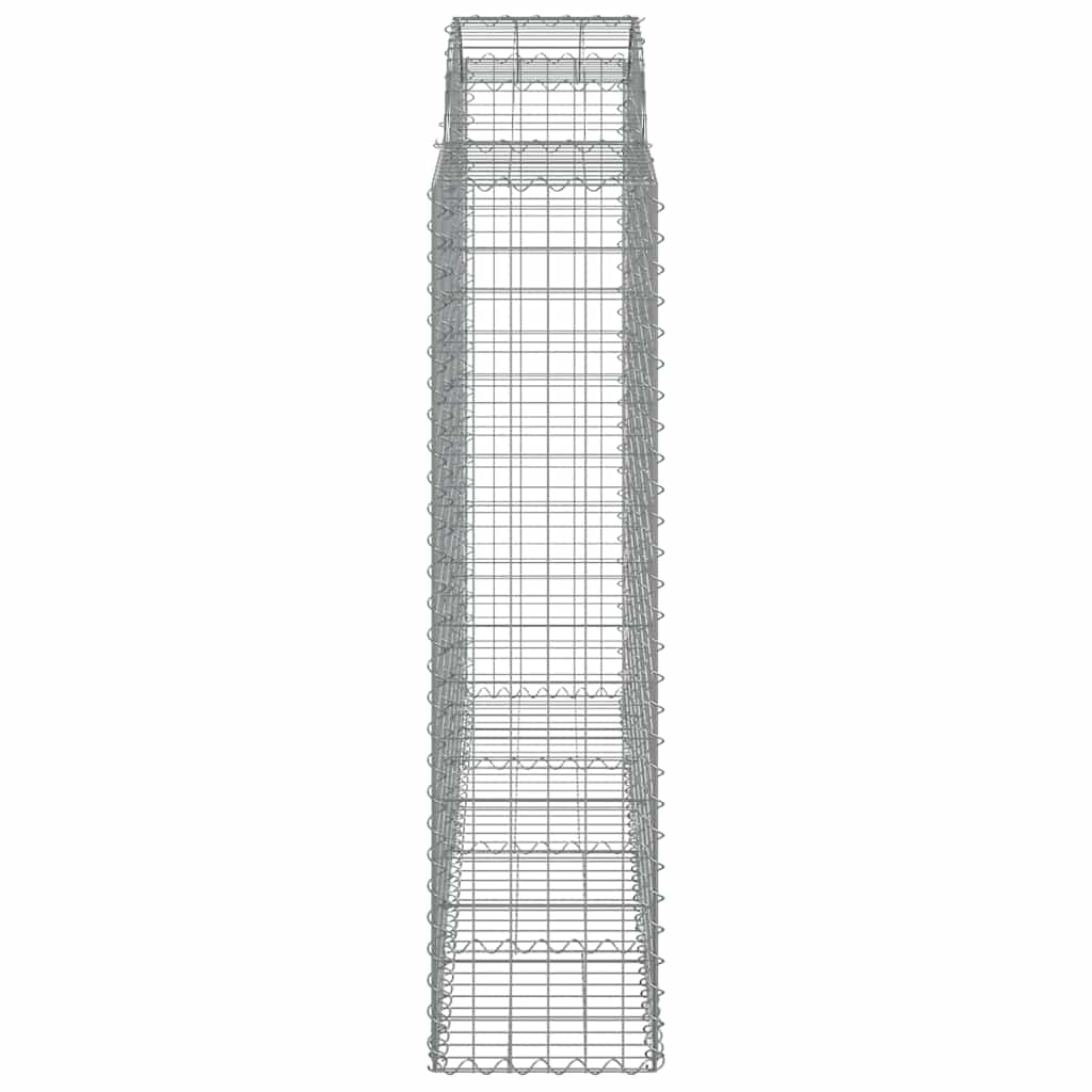 Cestas Gaviones 15 Uds Forma De Arco Hierro 200x50x160/180 Cm_4