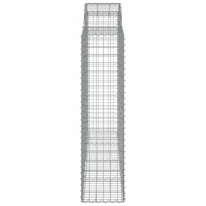 Cestas Gaviones 15 Uds Forma De Arco Hierro 200x50x160/180 Cm_4