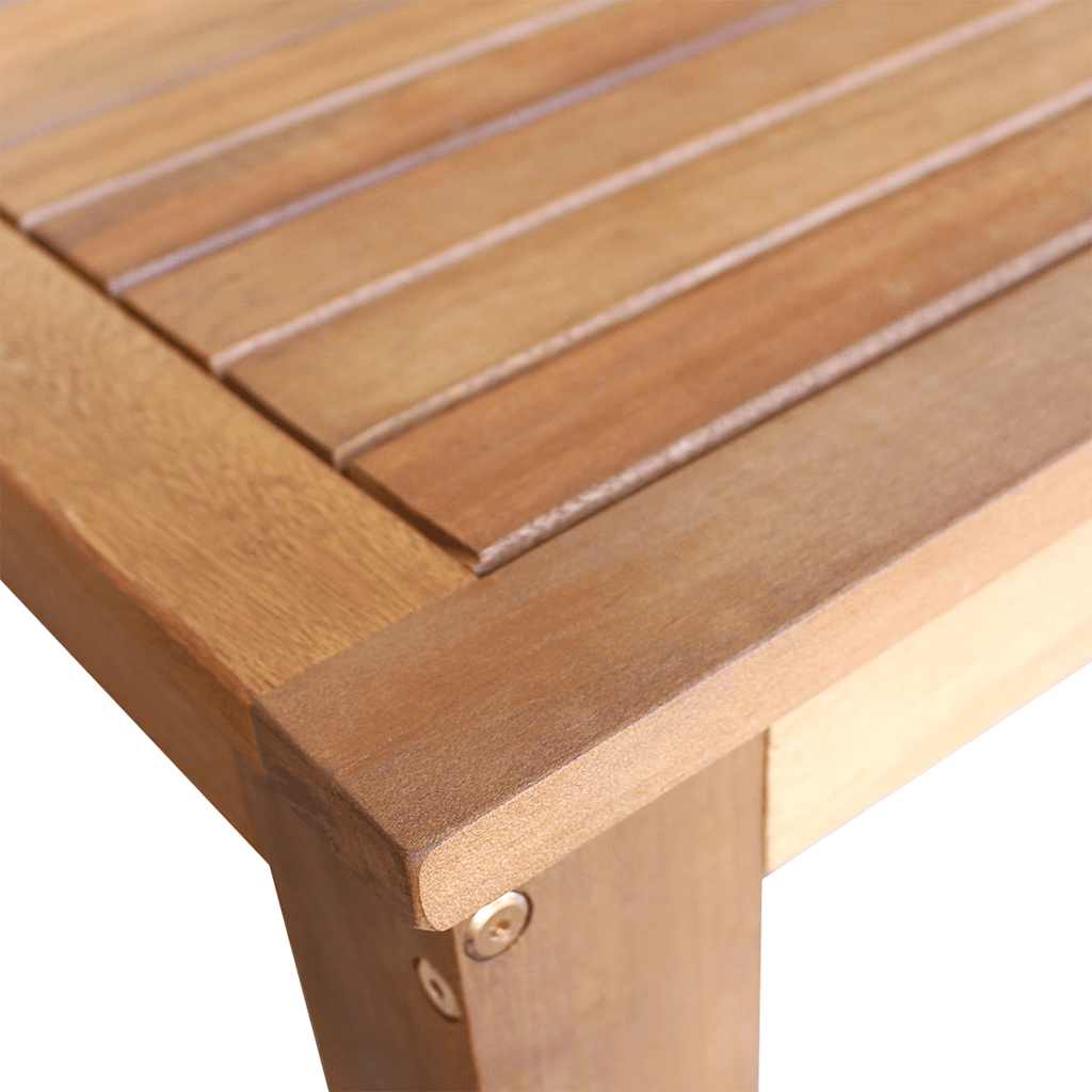 Mesa De Bar De Madera De Acacia Maciza 60x60x105 Cm_3