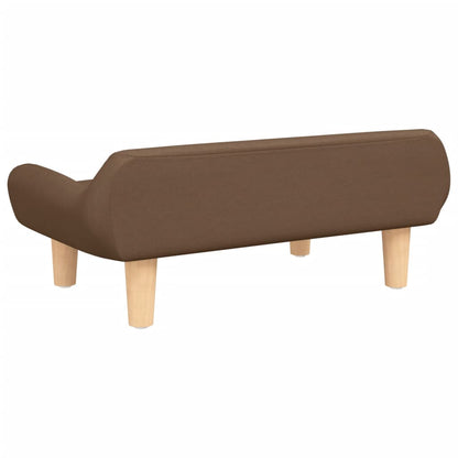 Cama Para Perros De Tela Marrón 70x40x24 Cm / Vetonek_2