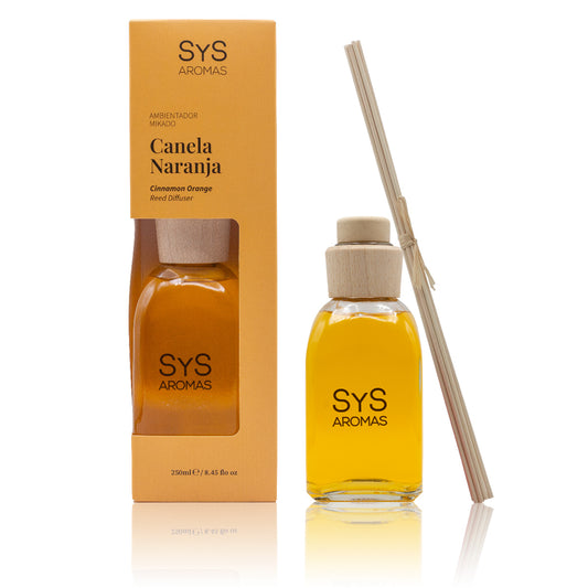 Ambientador Mikado SYS Aromas 250 ml | Canela-naranja Origins | Aroma Cítrico y Especiado | Revitalizante_0