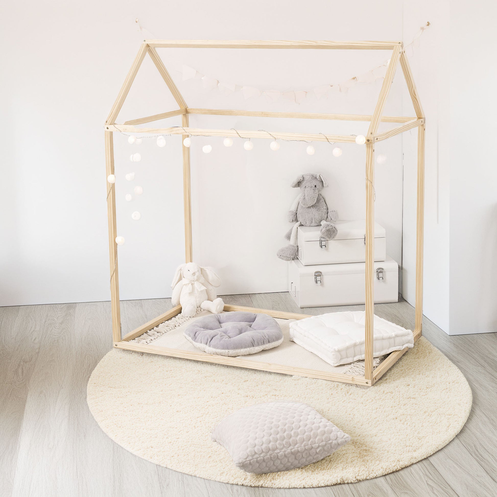 Wellhome Estructura Cabaña Madera De Pino_2