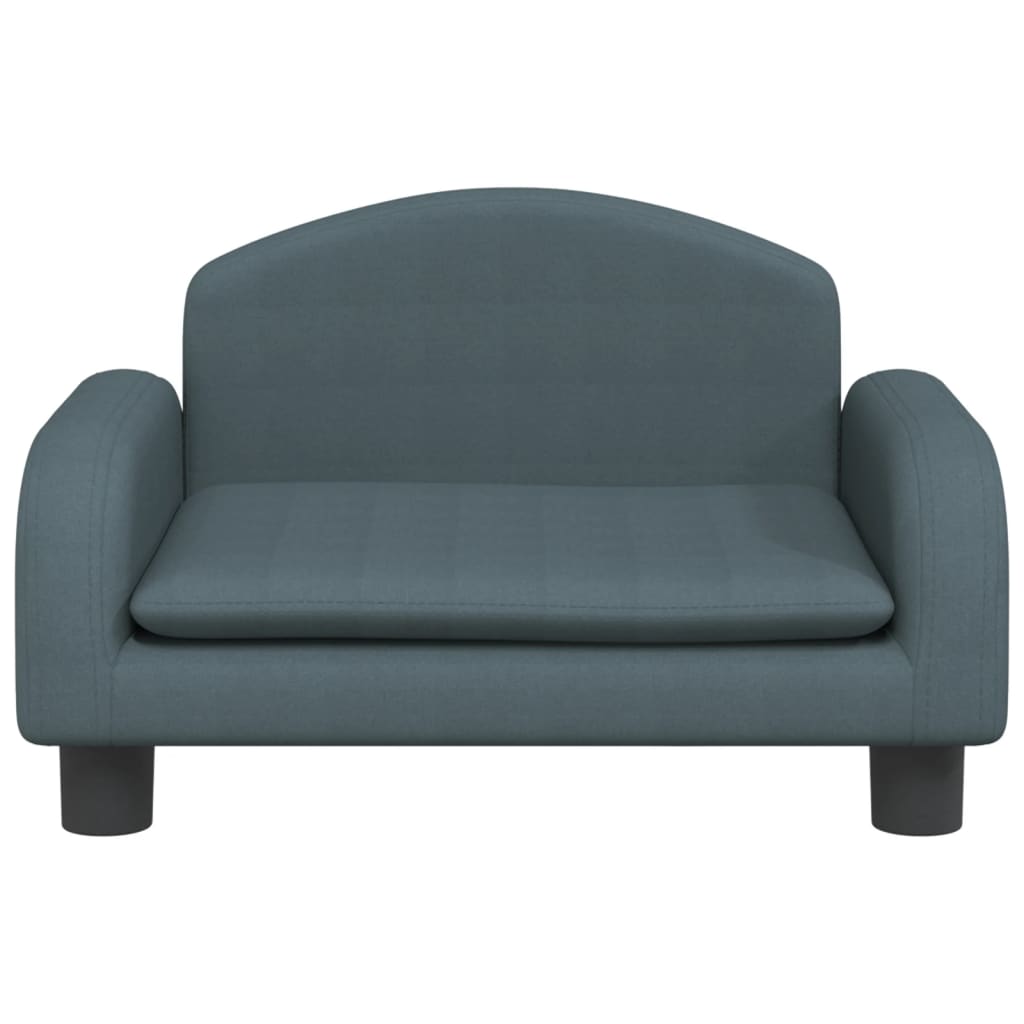 Cama Para Perros De Tela Gris Oscuro 50x40x30 Cm / Vetonek_3